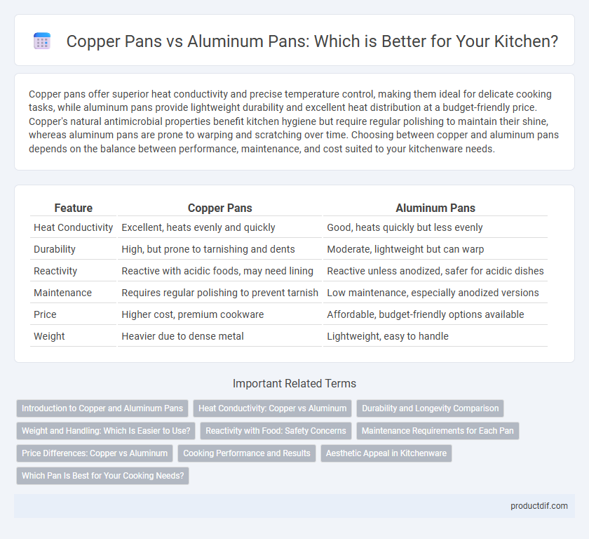 Copper Pans vs Aluminum Pans: Which is Better for Your Kitchen?
