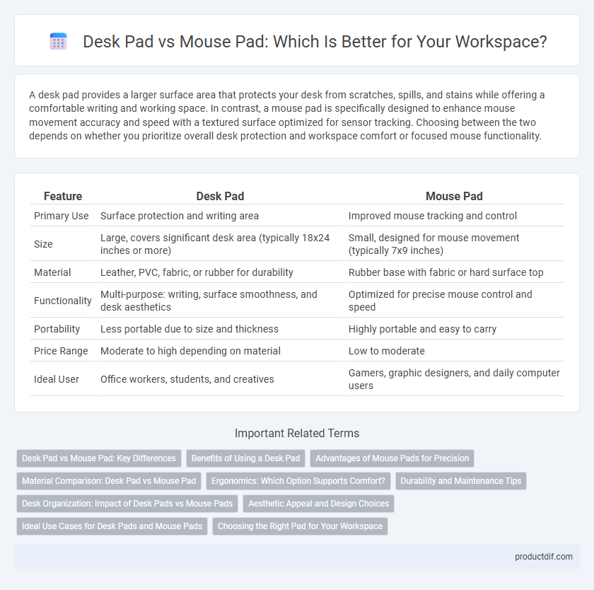Desk Pad vs Mouse Pad: Which Is Better for Your Workspace?