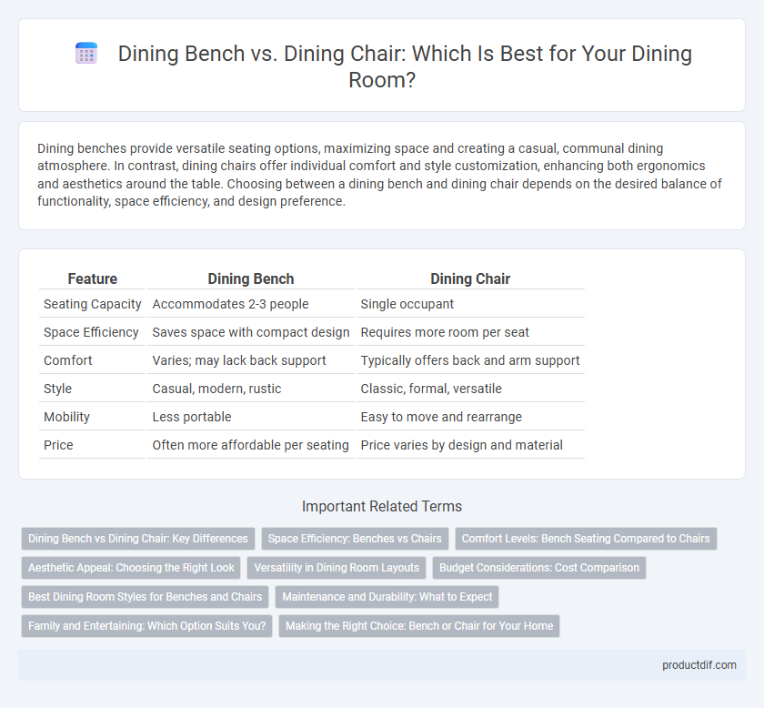 Dining Bench vs. Dining Chair: Which Is Best for Your Dining Room?