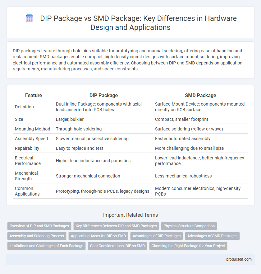 DIP Package vs SMD Package: Key Differences in Hardware Design and Applications