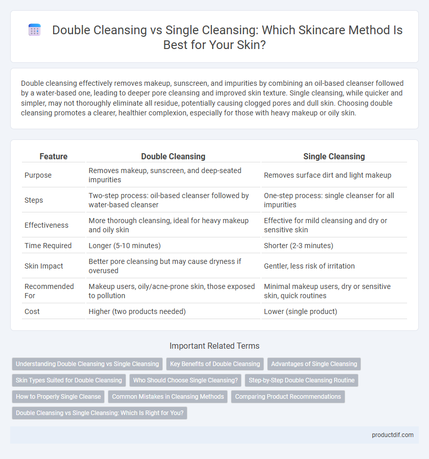 Double Cleansing vs Single Cleansing: Which Skincare Method Is Best for Your Skin?