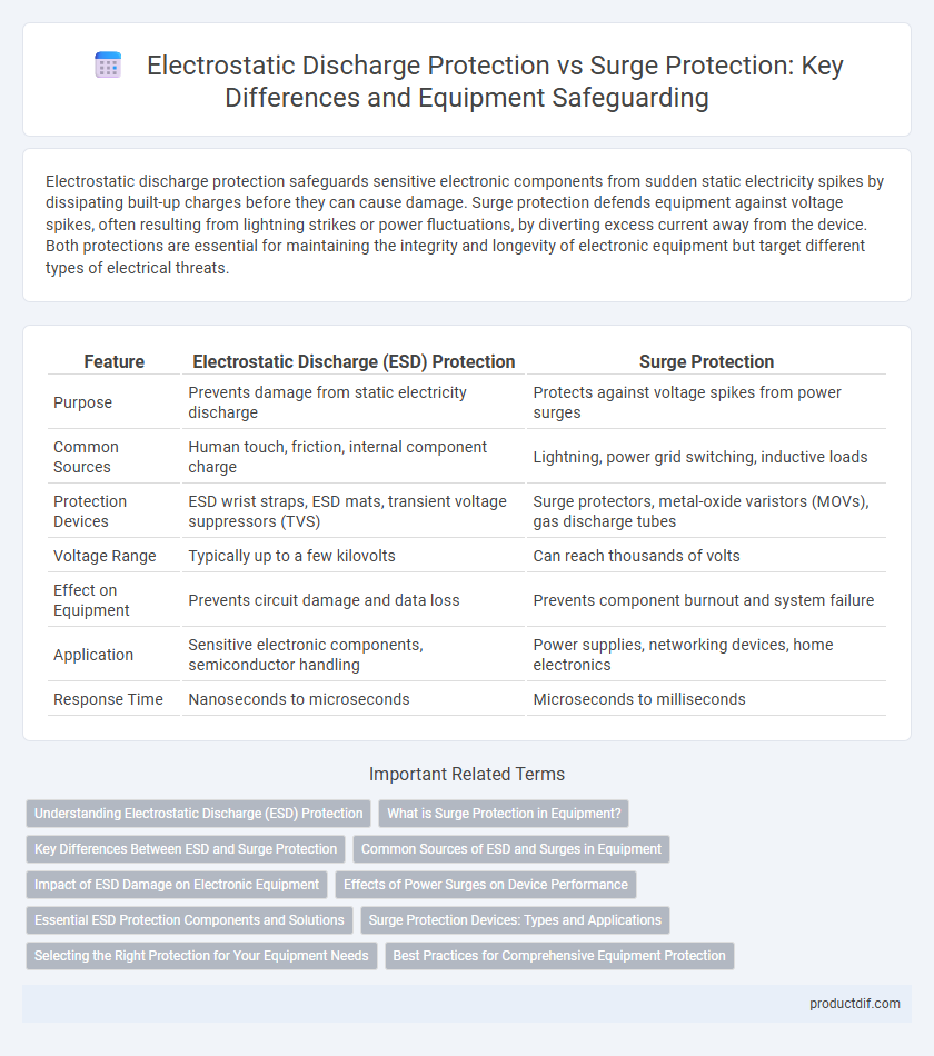 Electrostatic Discharge Protection vs Surge Protection: Key Differences and Equipment Safeguarding
