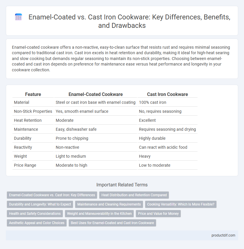 Enamel-Coated vs. Cast Iron Cookware: Key Differences, Benefits, and Drawbacks