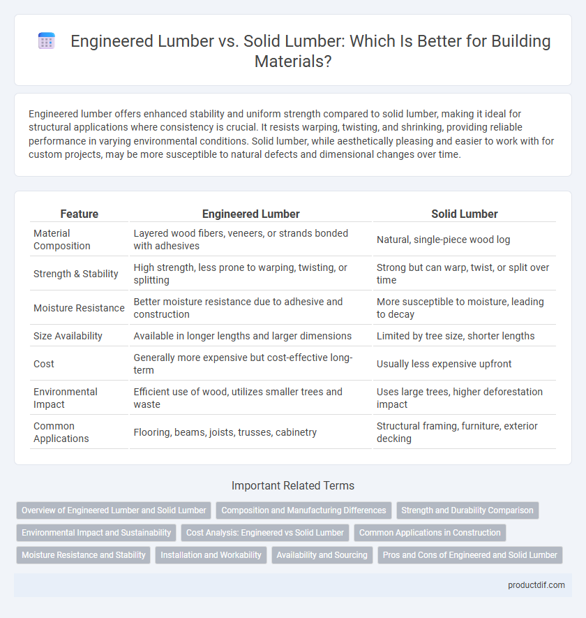 Engineered Lumber vs. Solid Lumber: Which Is Better for Building Materials?