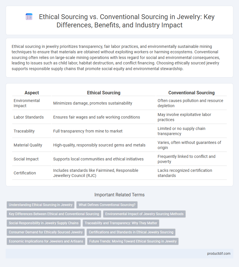 Ethical Sourcing vs. Conventional Sourcing in Jewelry: Key Differences, Benefits, and Industry Impact