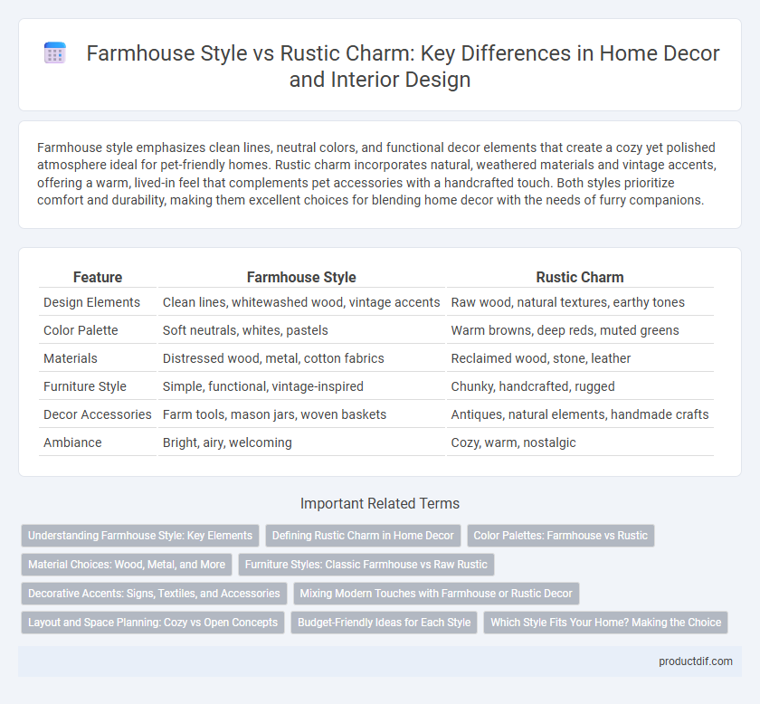 Farmhouse Style vs Rustic Charm: Key Differences in Home Decor and Interior Design