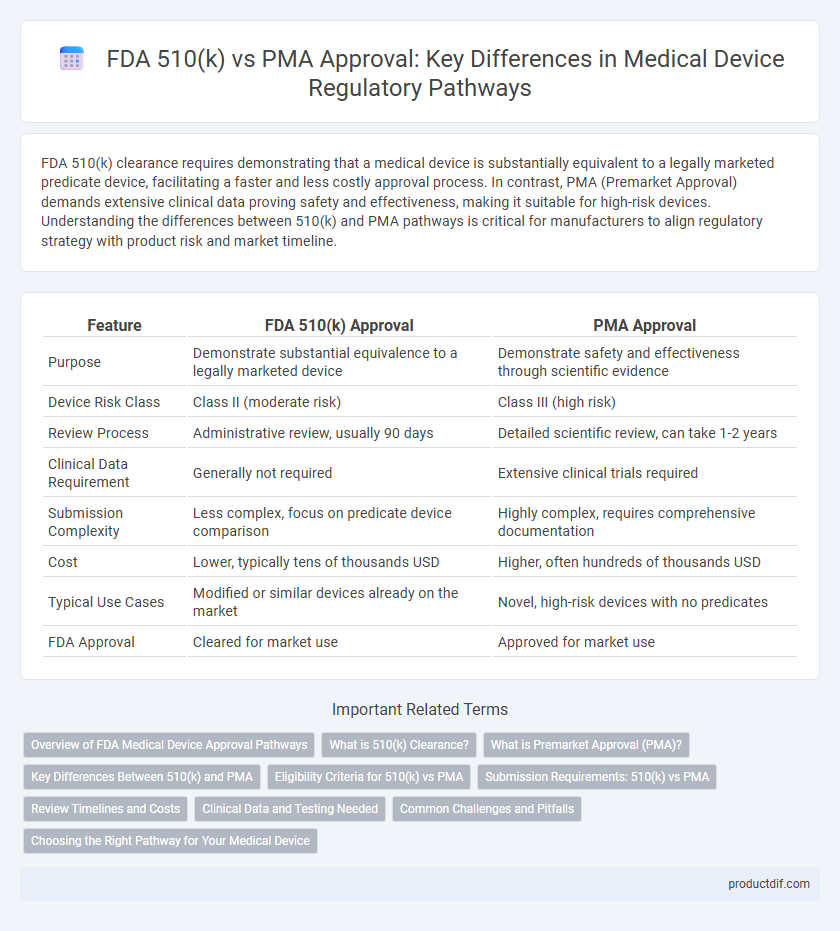 FDA 510(k) vs PMA Approval: Key Differences in Medical Device Regulatory Pathways
