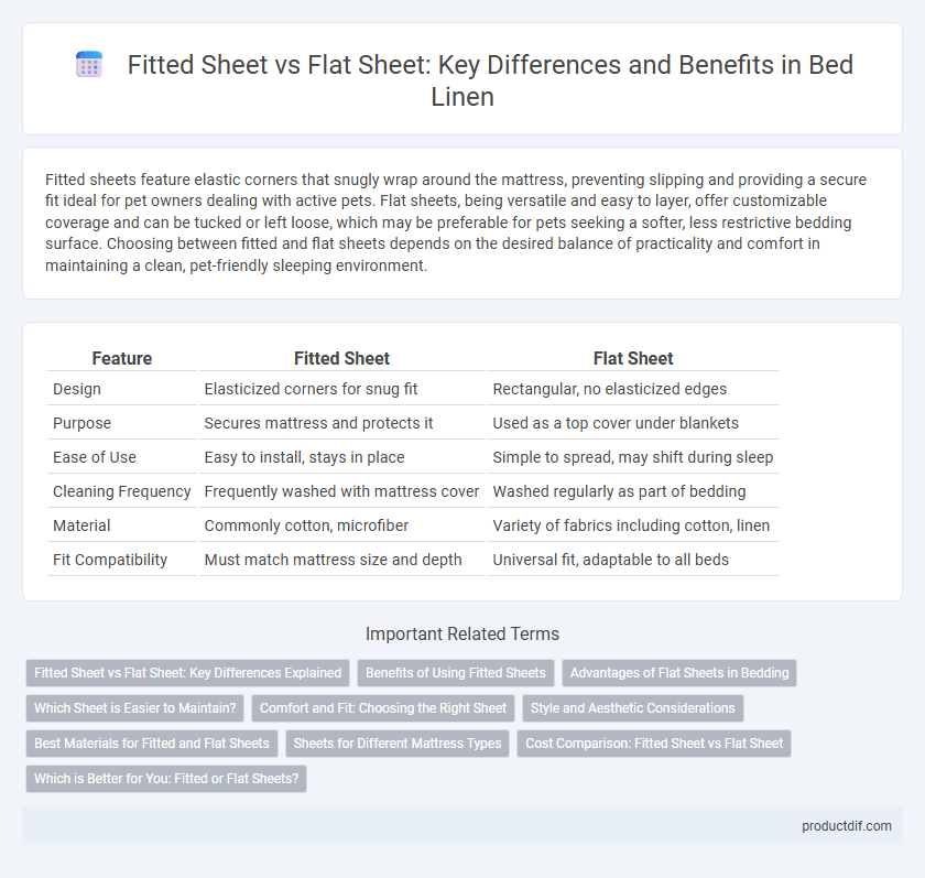 Fitted Sheet vs Flat Sheet: Key Differences and Benefits in Bed Linen