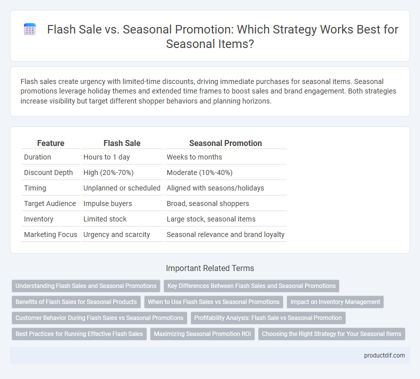 Flash Sale vs. Seasonal Promotion: Which Strategy Works Best for Seasonal Items?