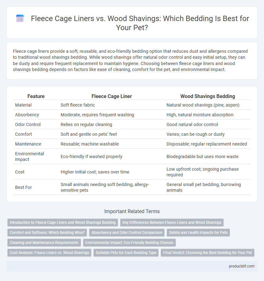 Fleece Cage Liners vs. Wood Shavings: Which Bedding Is Best for Your Pet?