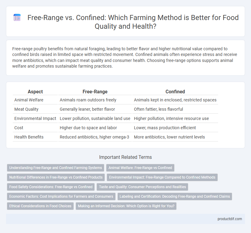 Free-Range vs. Confined: Which Farming Method is Better for Food Quality and Health?