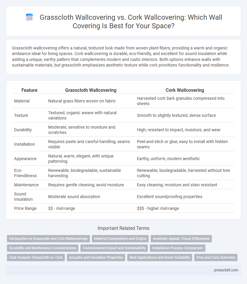 Grasscloth Wallcovering vs. Cork Wallcovering: Which Wall Covering Is Best for Your Space?