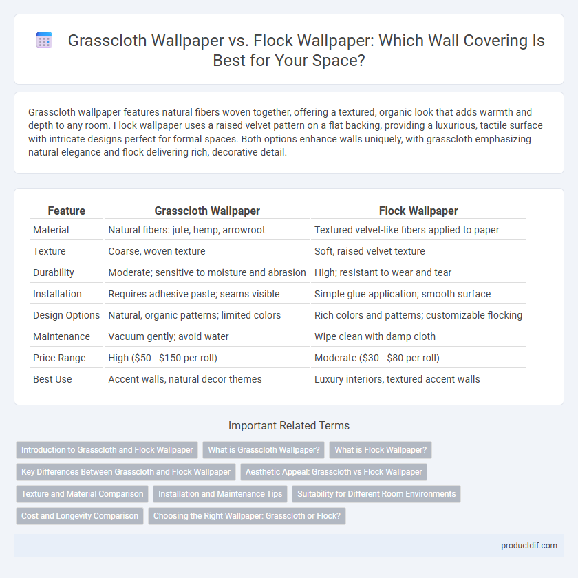 Grasscloth Wallpaper vs. Flock Wallpaper: Which Wall Covering Is Best for Your Space?