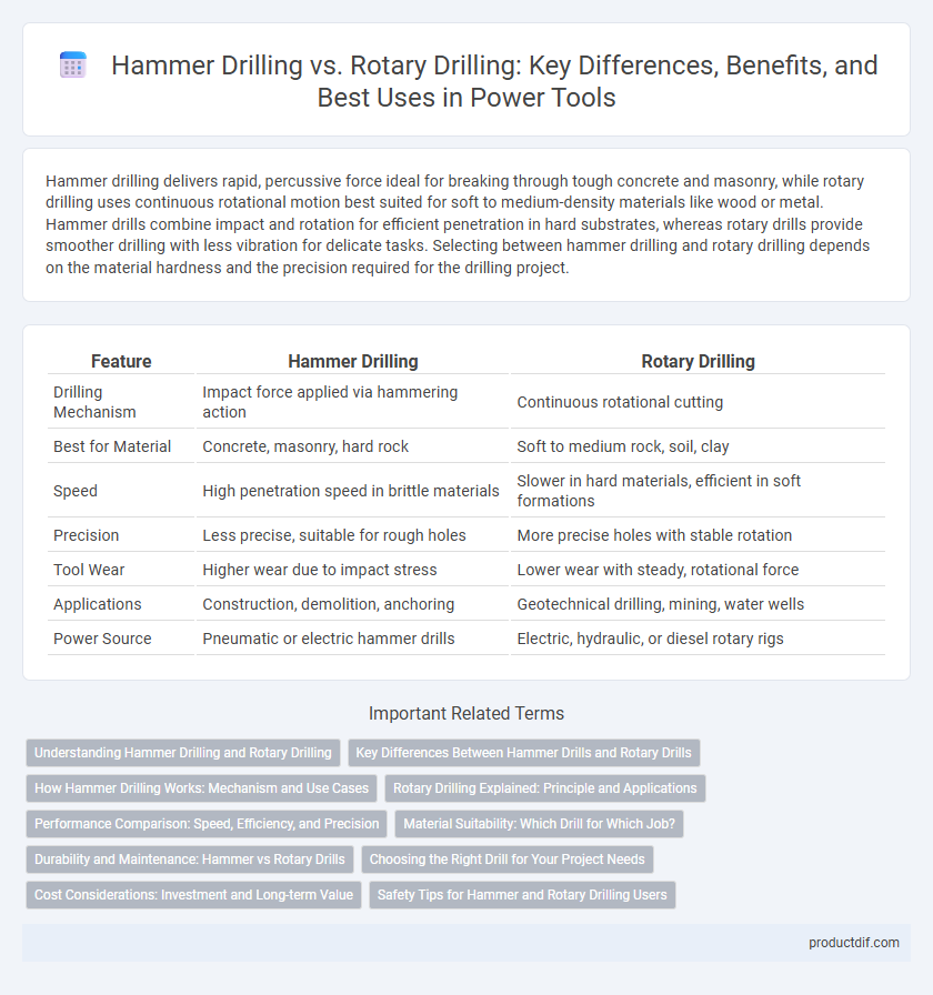 Hammer Drilling vs. Rotary Drilling: Key Differences, Benefits, and Best Uses in Power Tools