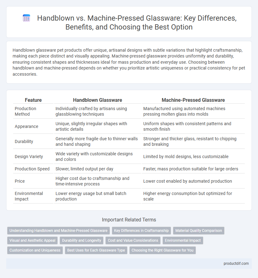 Handblown vs. Machine-Pressed Glassware: Key Differences, Benefits, and Choosing the Best Option