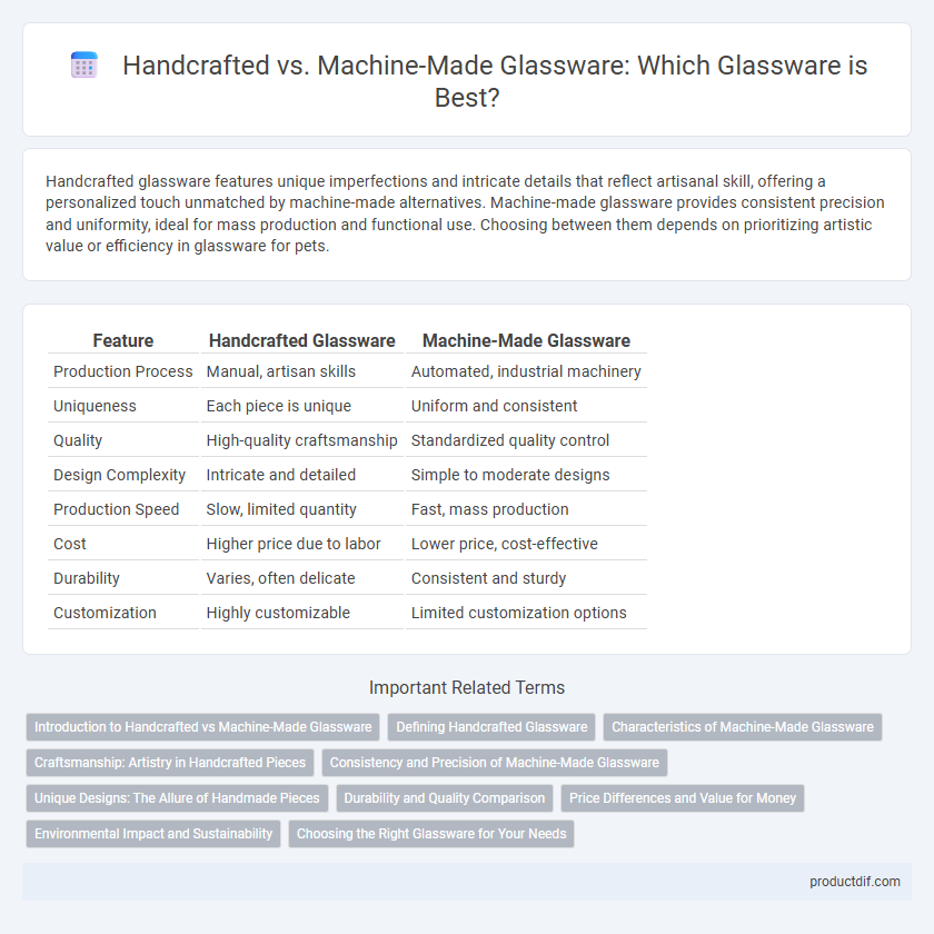 Handcrafted vs. Machine-Made Glassware: Which Glassware is Best?
