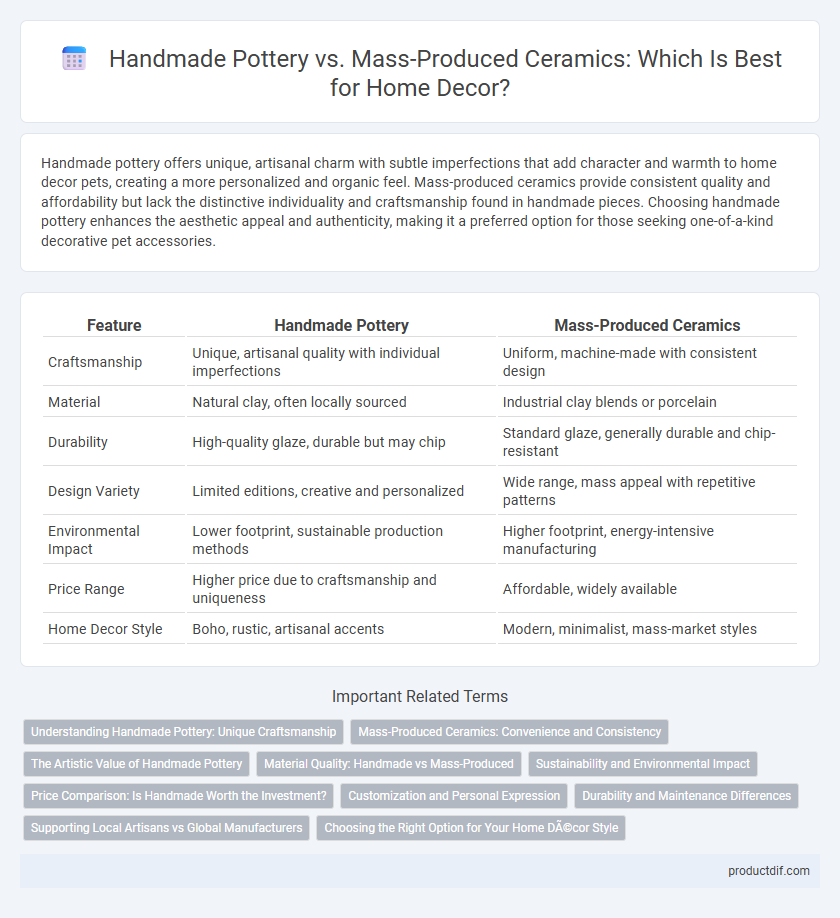 Handmade Pottery vs. Mass-Produced Ceramics: Which Is Best for Home Decor?