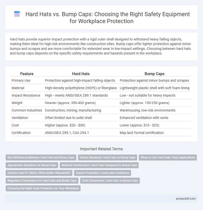 Hard Hats vs. Bump Caps: Choosing the Right Safety Equipment for Workplace Protection