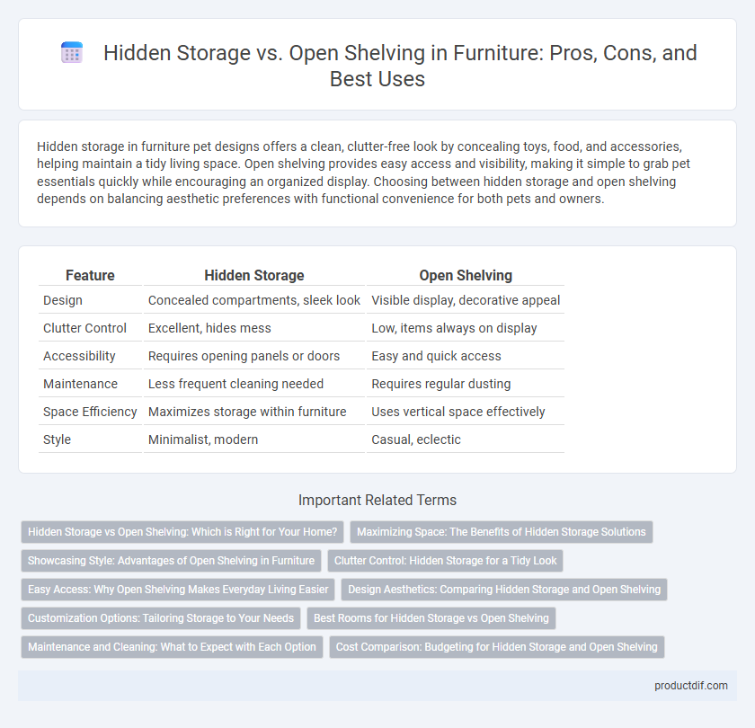 Hidden Storage vs. Open Shelving in Furniture: Pros, Cons, and Best Uses