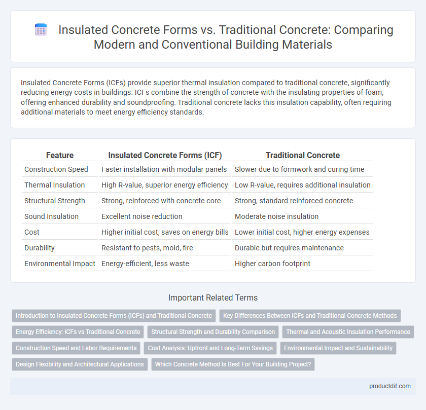 Insulated Concrete Forms vs. Traditional Concrete: Comparing Modern and Conventional Building Materials