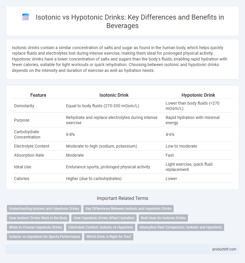 Isotonic vs Hypotonic Drinks: Key Differences and Benefits in Beverages