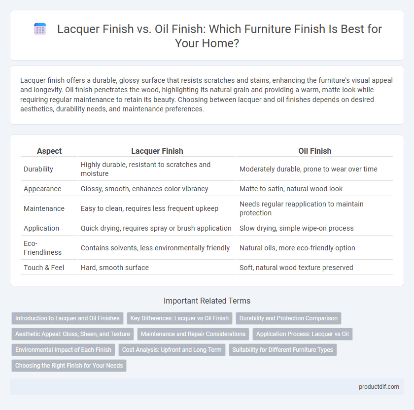 Lacquer Finish vs. Oil Finish: Which Furniture Finish Is Best for Your Home?