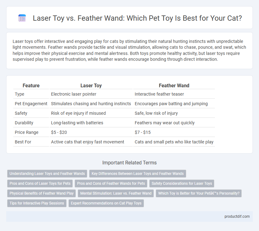 Laser Toy vs. Feather Wand: Which Pet Toy Is Best for Your Cat?