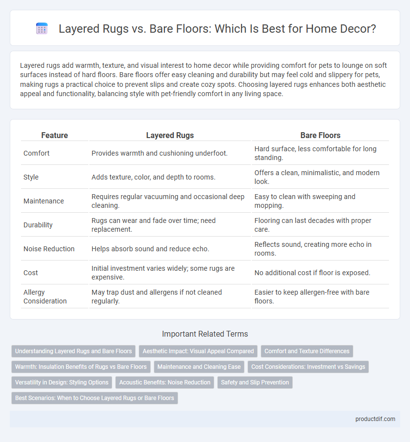 Layered Rugs vs. Bare Floors: Which Is Best for Home Decor?