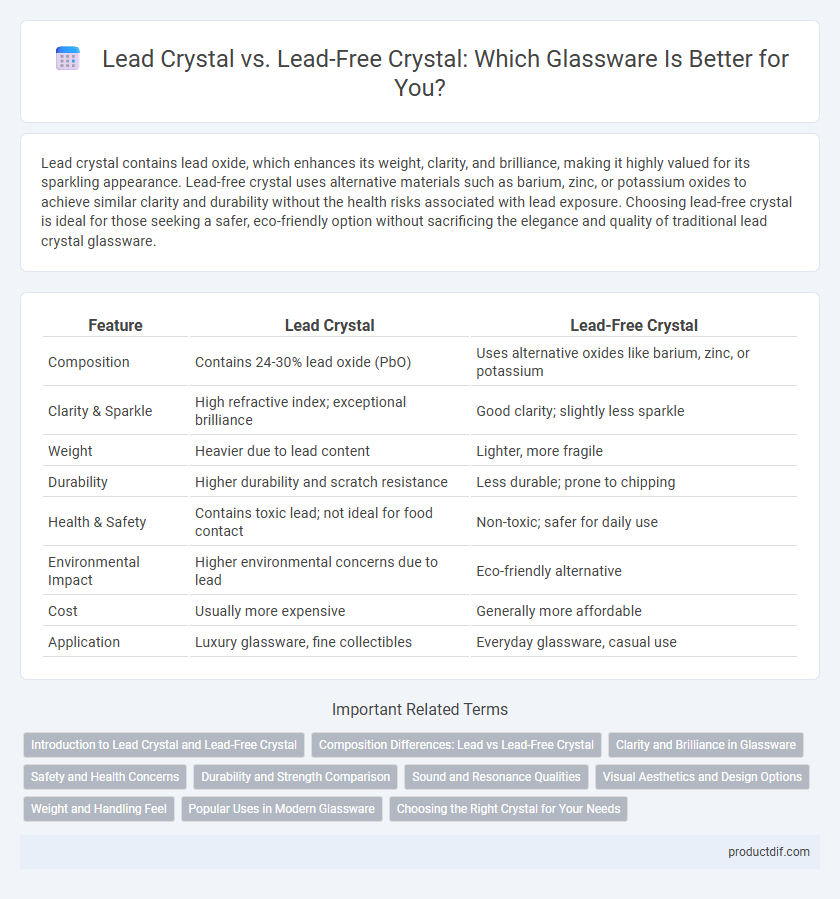 Lead Crystal vs. Lead-Free Crystal: Which Glassware Is Better for You?