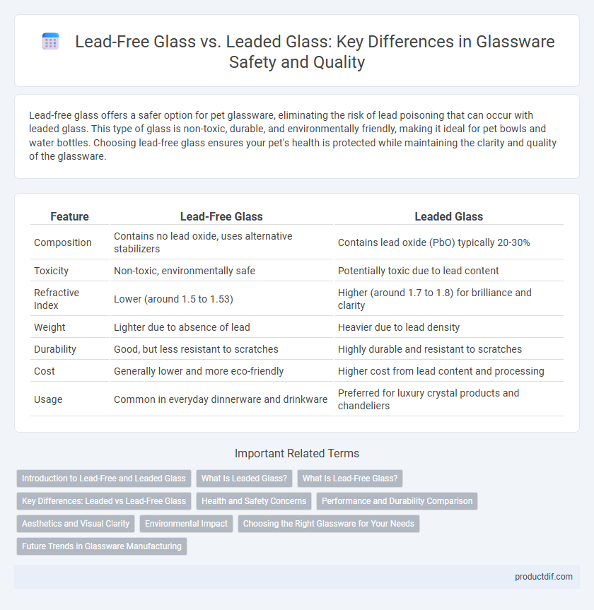 Lead-Free Glass vs. Leaded Glass: Key Differences in Glassware Safety and Quality