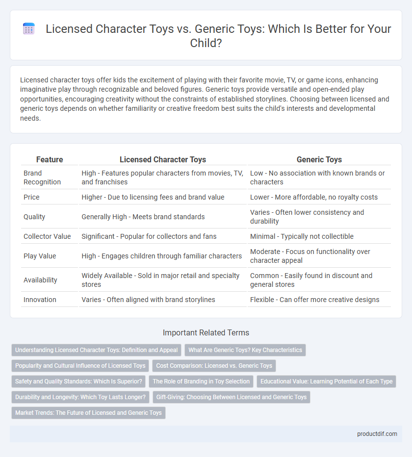 Licensed Character Toys vs. Generic Toys: Which Is Better for Your Child?