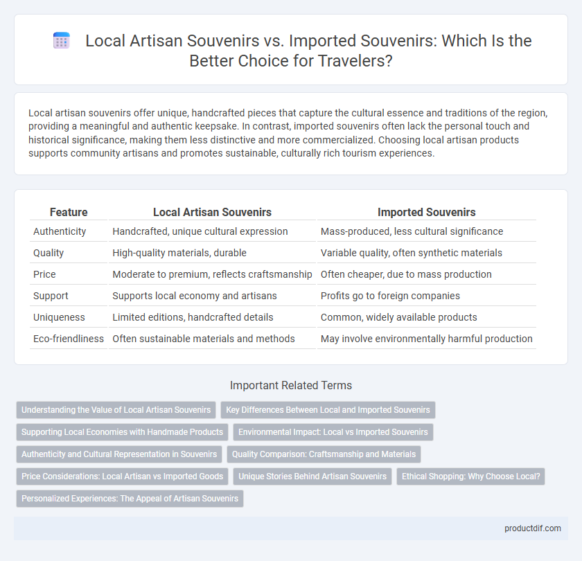 Local Artisan Souvenirs vs. Imported Souvenirs: Which Is the Better Choice for Travelers?