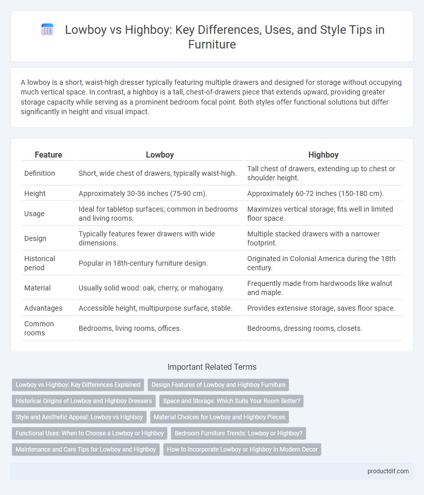 Lowboy vs Highboy: Key Differences, Uses, and Style Tips in Furniture
