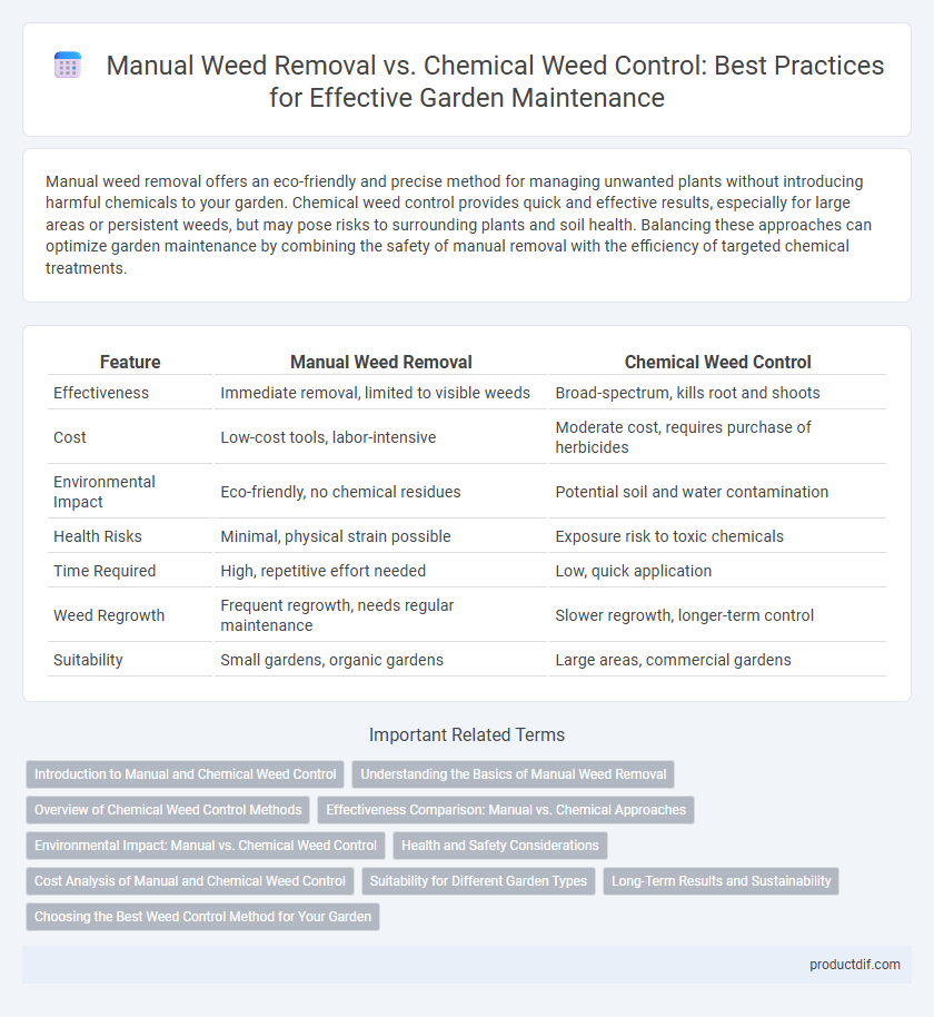 Manual Weed Removal vs. Chemical Weed Control: Best Practices for Effective Garden Maintenance