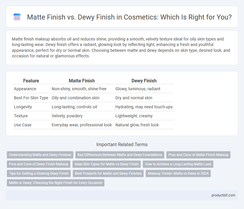 Matte Finish vs. Dewy Finish in Cosmetics: Which Is Right for You?