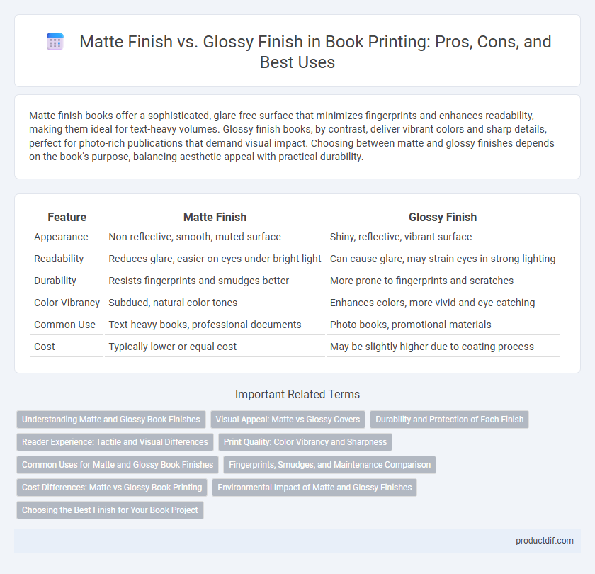 Matte Finish vs. Glossy Finish in Book Printing: Pros, Cons, and Best Uses