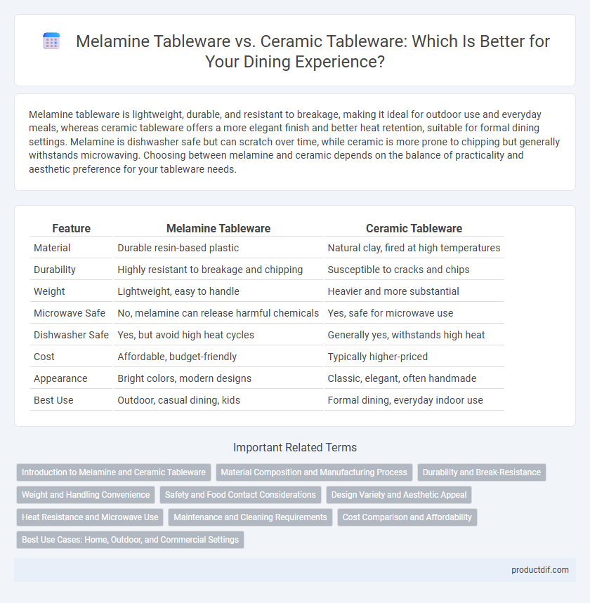 Melamine Tableware vs. Ceramic Tableware: Which Is Better for Your Dining Experience?