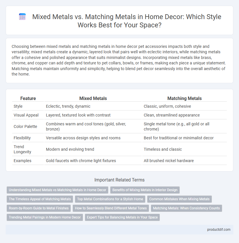 Mixed Metals vs. Matching Metals in Home Decor: Which Style Works Best for Your Space?