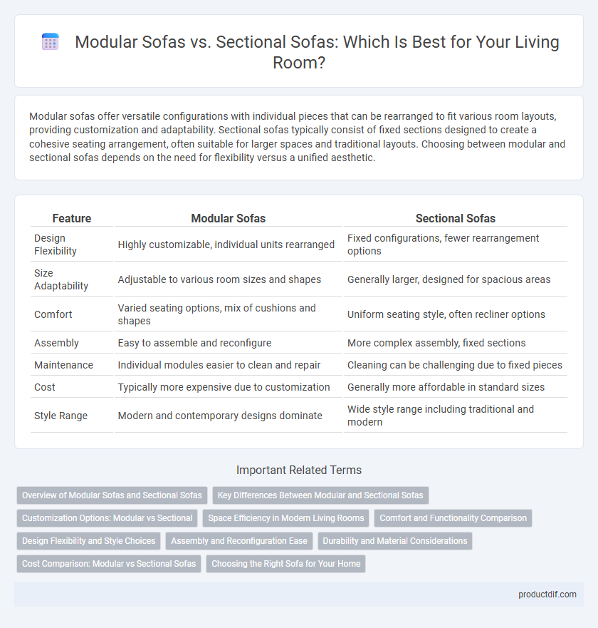 Modular Sofas vs. Sectional Sofas: Which Is Best for Your Living Room?
