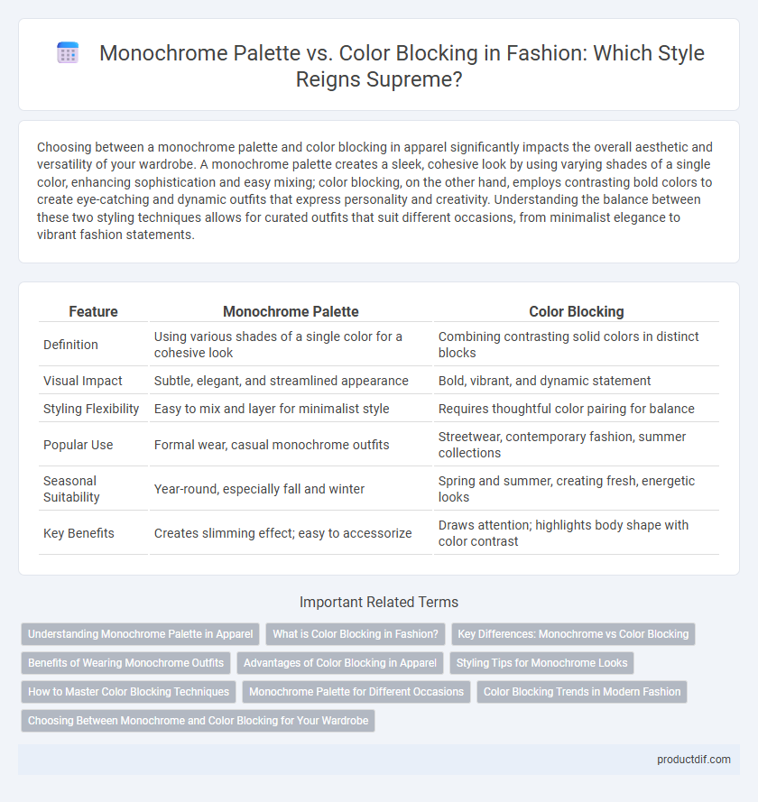 Monochrome Palette vs. Color Blocking in Fashion: Which Style Reigns Supreme?