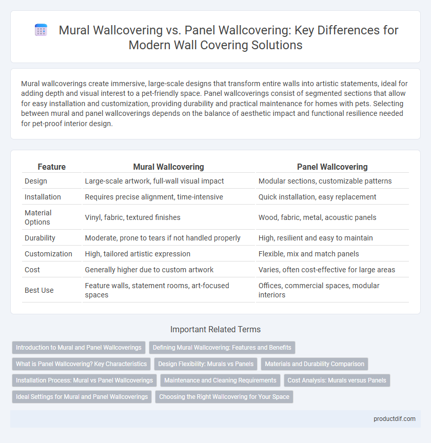 Mural Wallcovering vs. Panel Wallcovering: Key Differences for Modern Wall Covering Solutions