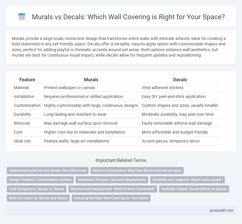 Murals vs Decals: Which Wall Covering is Right for Your Space?