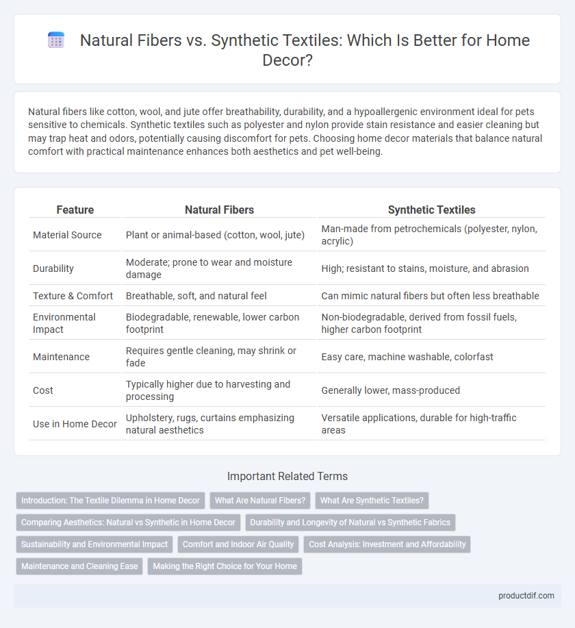 Natural Fibers vs. Synthetic Textiles: Which Is Better for Home Decor?