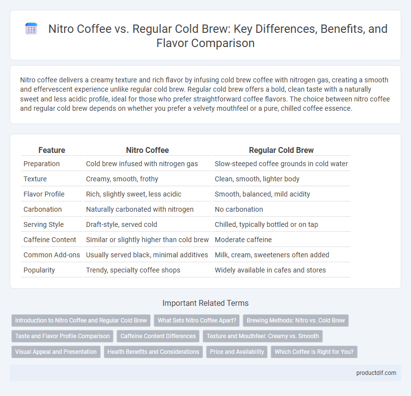 Nitro Coffee vs. Regular Cold Brew: Key Differences, Benefits, and Flavor Comparison