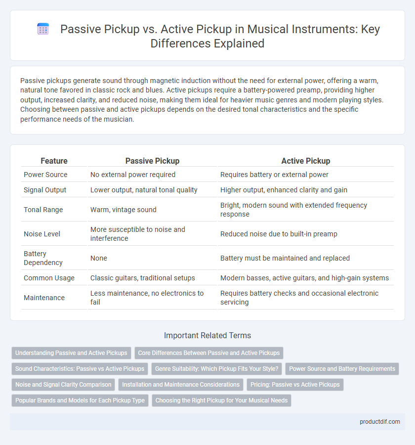 Passive Pickup vs. Active Pickup in Musical Instruments: Key Differences Explained