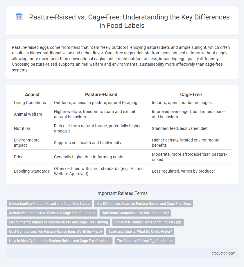 Pasture-Raised vs. Cage-Free: Understanding the Key Differences in Food Labels