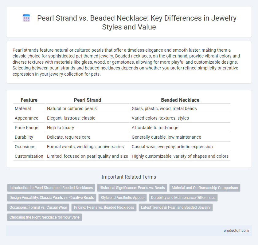 Pearl Strand vs. Beaded Necklace: Key Differences in Jewelry Styles and Value