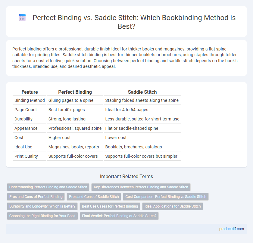 Perfect Binding vs. Saddle Stitch: Which Bookbinding Method is Best?