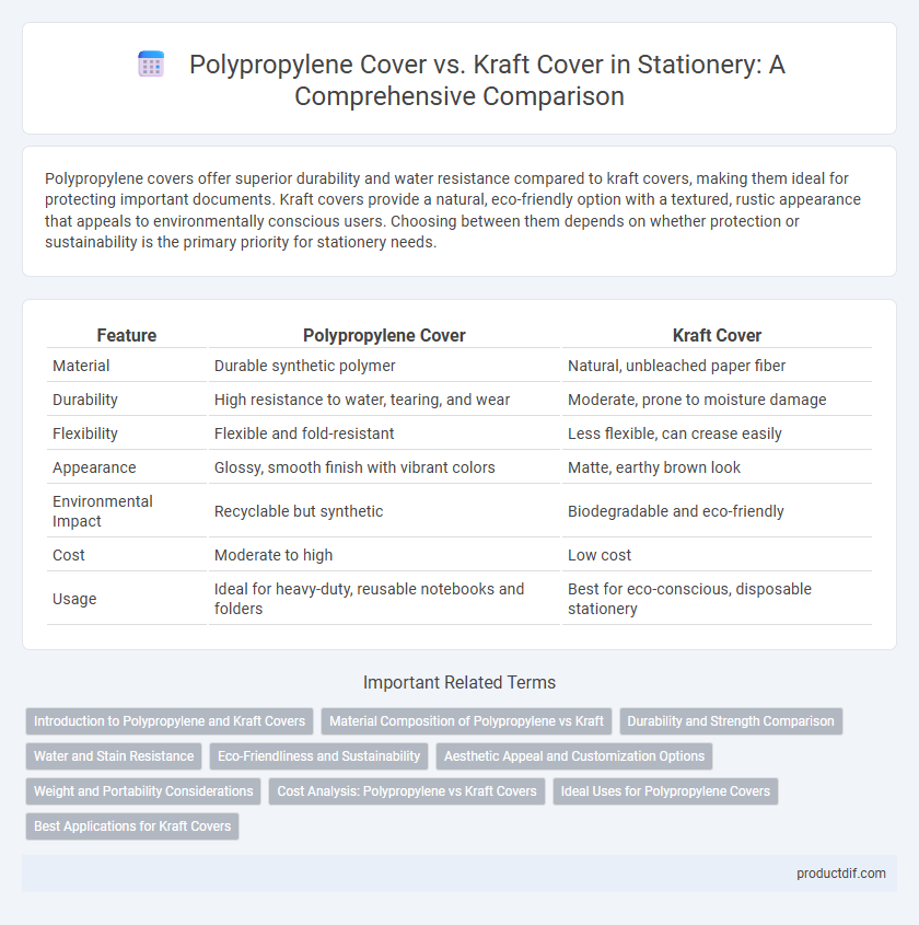 Polypropylene Cover vs. Kraft Cover in Stationery: A Comprehensive Comparison