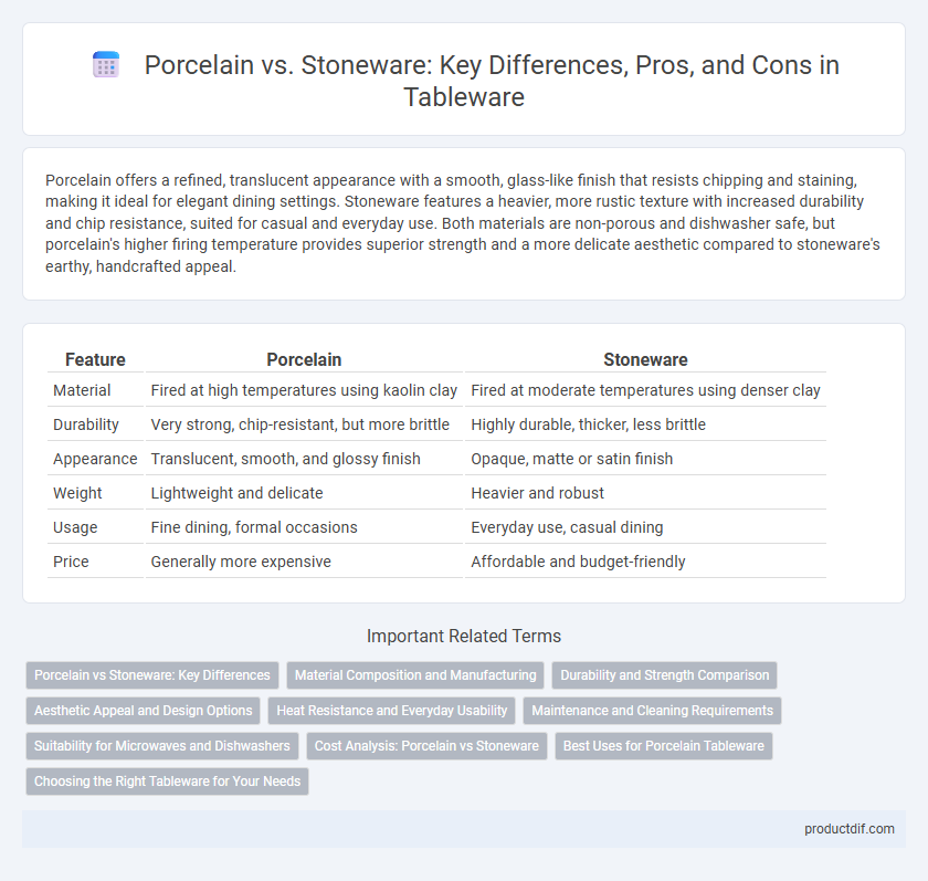 Porcelain vs. Stoneware: Key Differences, Pros, and Cons in Tableware